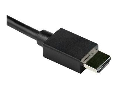 StarTech.com 2m VGA to HDMI Converter Cable with USB Audio Support & Power, Analog to Digital Video Adapter Cable to con