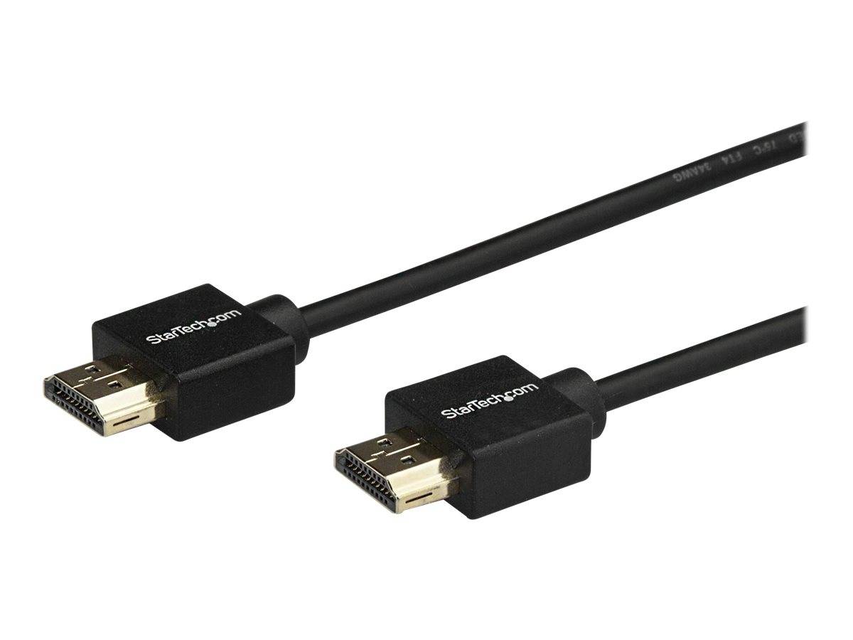 StarTech.com HDMI Kabel 2m - mit Verriegelung - HDMI Kabel 4K - Premium HDMI 2.0 Kabel - 4K 60Hz - HDMI Monitorkabel - HDMI Kabe für TV - HDMI-Kabel