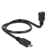 DeLOCK OTG ShapeCable - USB-Verlängerungskabel - Micro-USB Typ B (W)