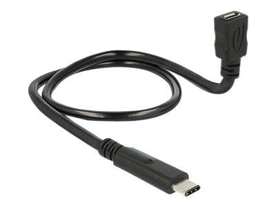 DeLOCK ShapeCable - USB-Verlängerungskabel - Micro-USB Typ B (W)