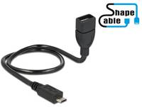 DeLOCK OTG ShapeCable - USB-Verlängerungskabel - USB (W)