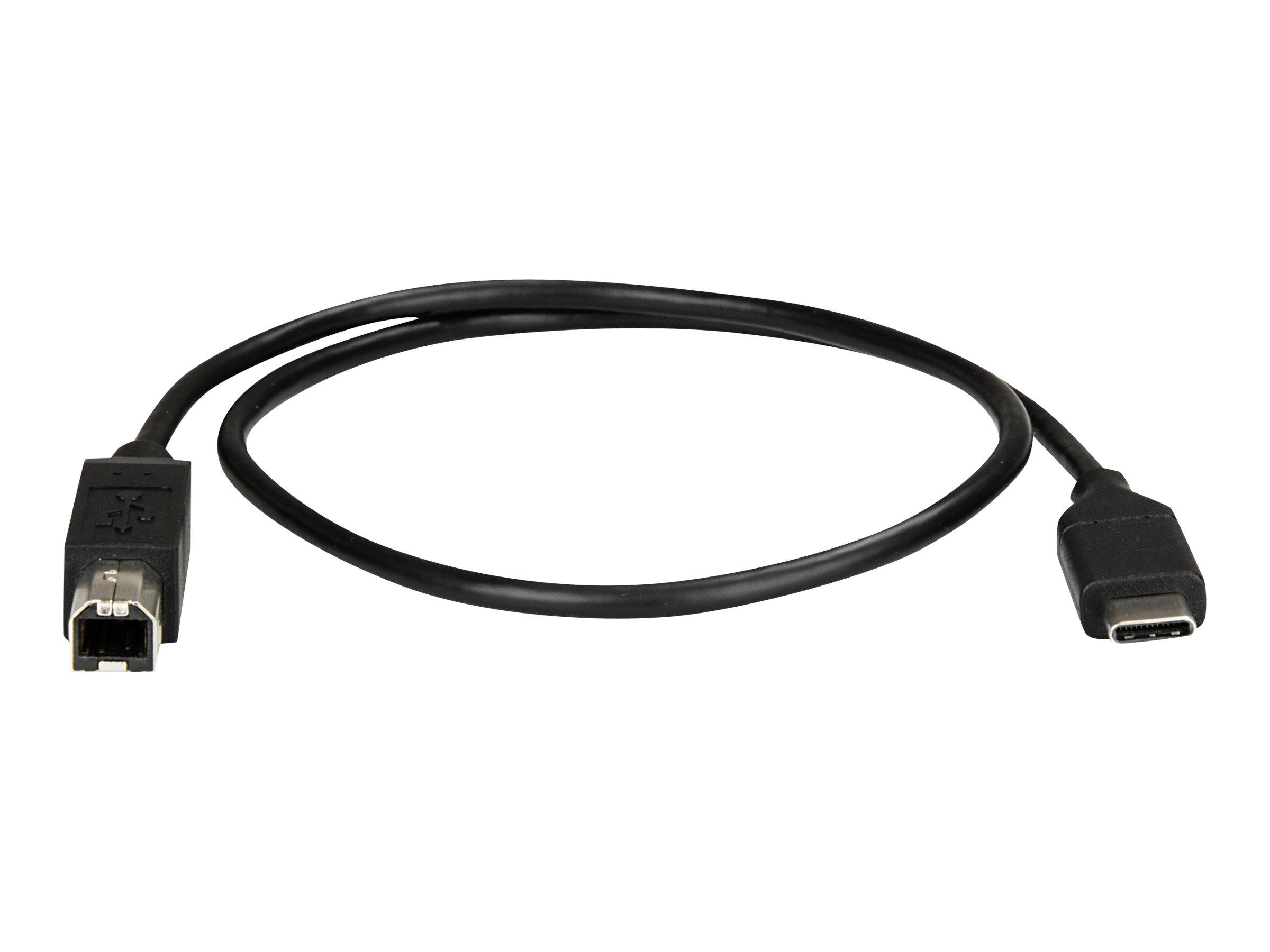 StarTech.com USB-C auf USB-B Druckerkabel - St/St - 0,5m - USB 2.0 - USB C zu USB B Kabel - USB Typ C Druckerkabel - USB