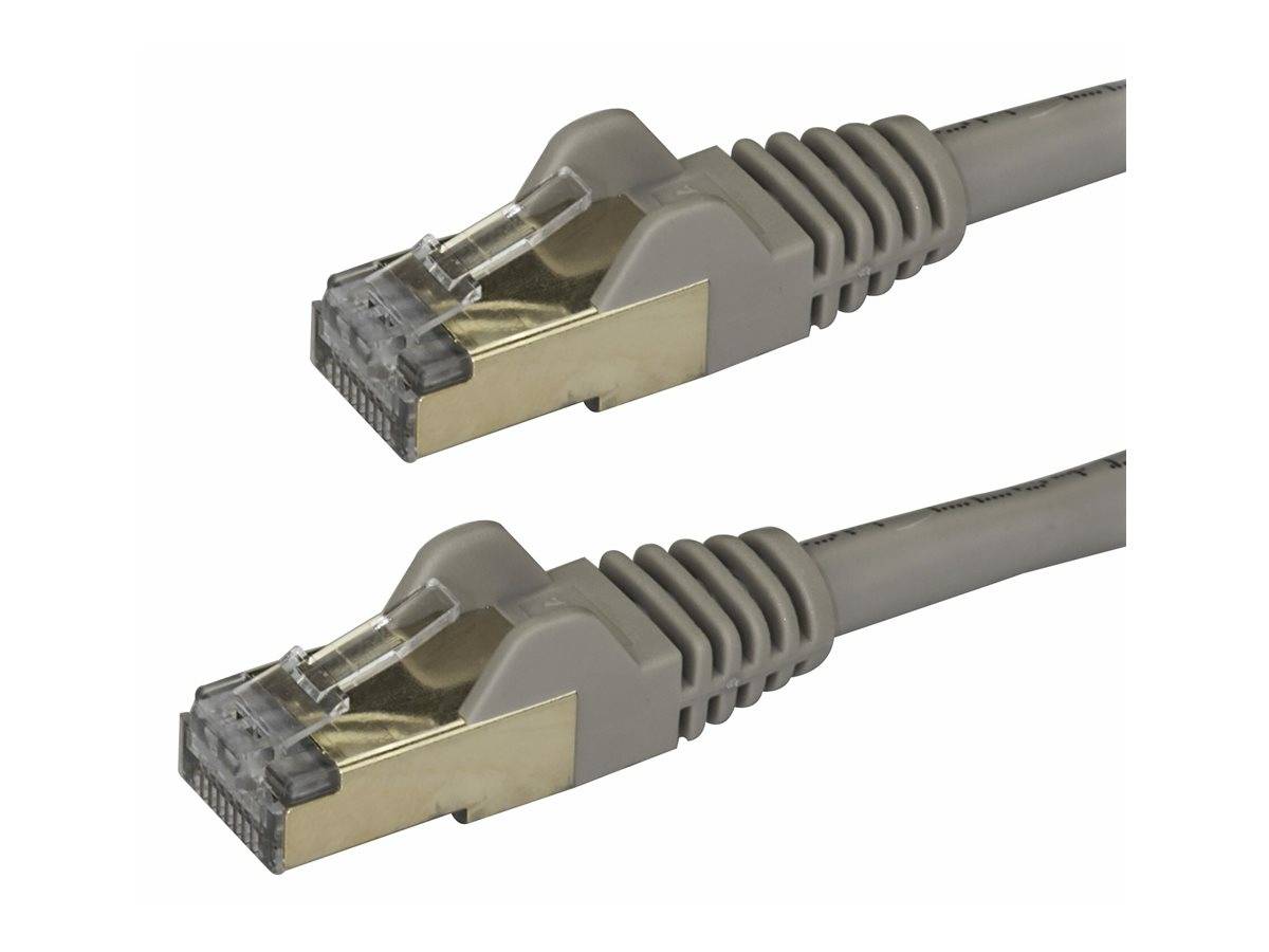 StarTech.com 7.5m CAT6A Ethernet Cable, 10 Gigabit Shielded Snagless RJ45 100W PoE Patch Cord, CAT 6A 10GbE STP Network