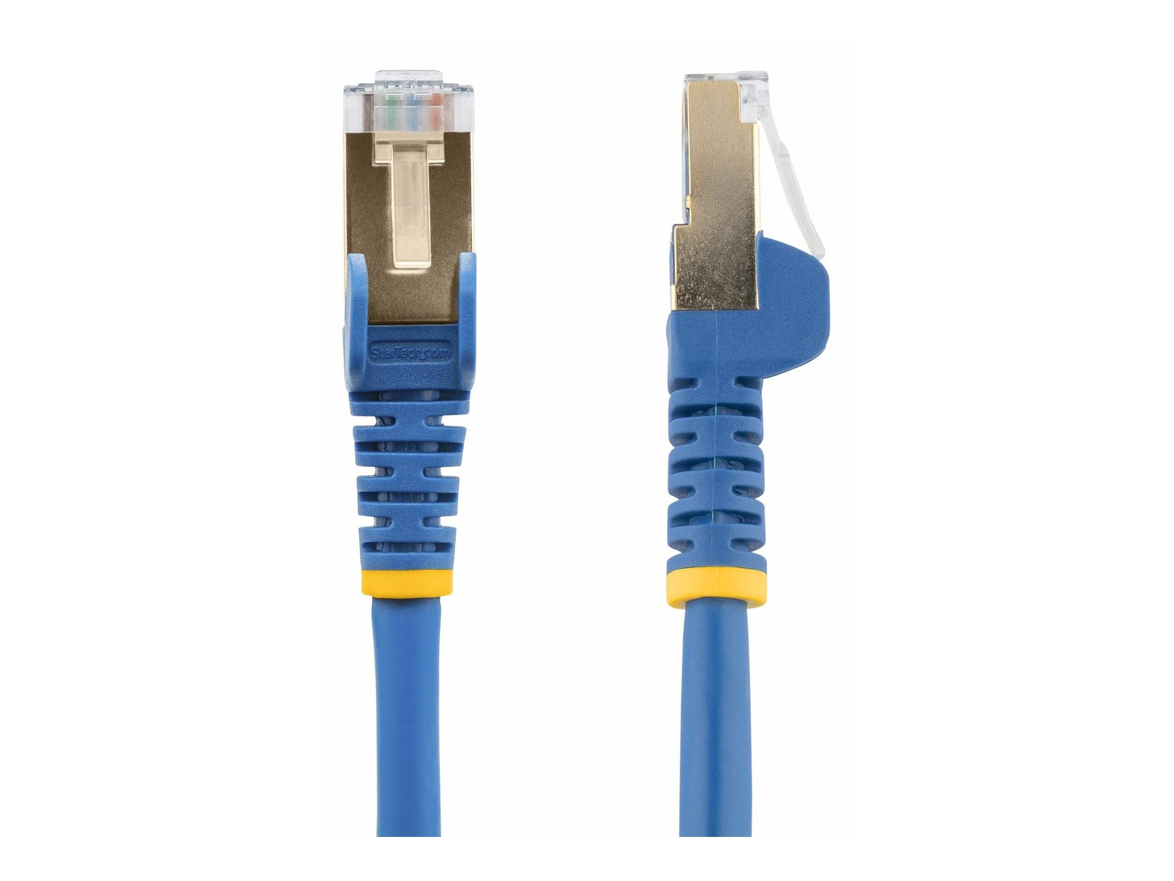 StarTech.com 1.5m CAT6A Ethernet Cable, 10 Gigabit Shielded Snagless RJ45 100W PoE Patch Cord, CAT 6A 10GbE STP Network