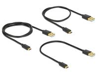 DeLOCK - USB-Kabelsatz - Schwarz
