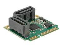 Delock Speicher-Controller - SATA 6Gb/s - 600 MBps - Mini PCI