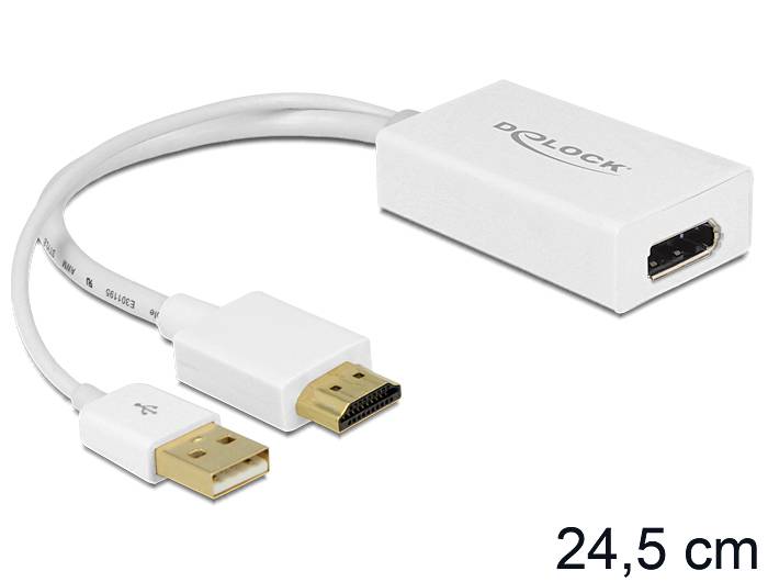 Delock - Videokonverter - HDMI, DisplayPort - DisplayPort