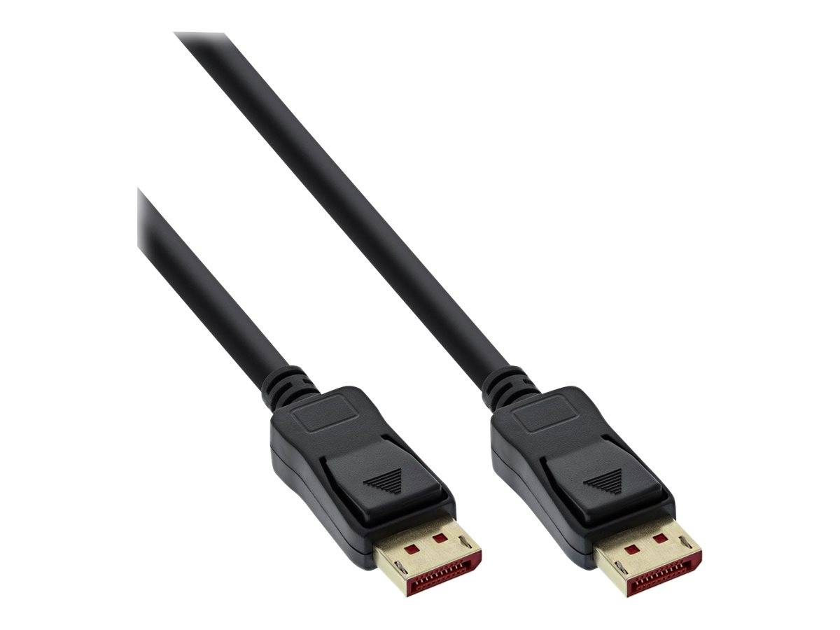 INLINE - DisplayPort 1.4 Kabel - 8K4K - schwarz - vergoldete Kontakte - 3m