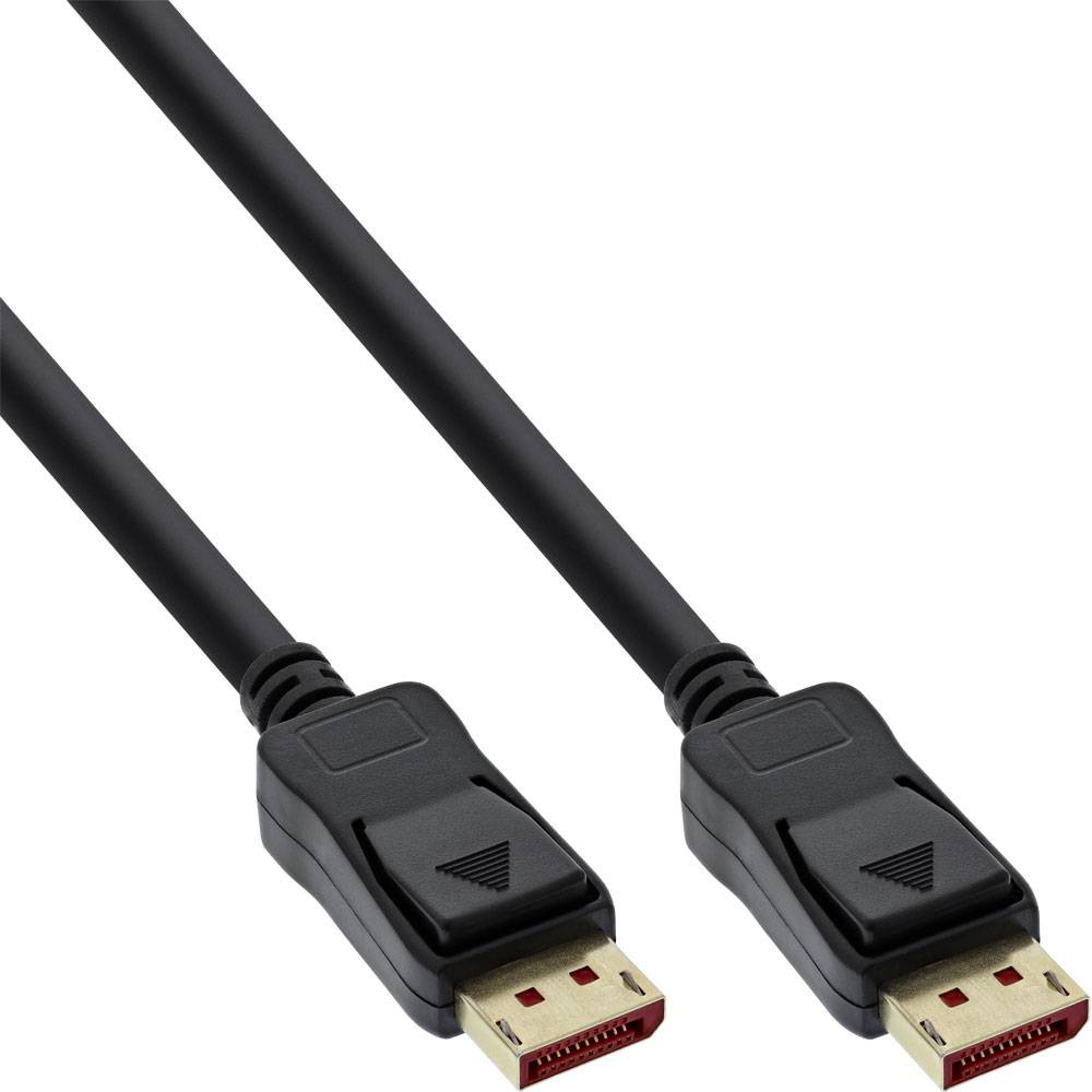 INLINE - DisplayPort 1.4 Kabel - 8K4K - schwarz - vergoldete Kontakte - 3m