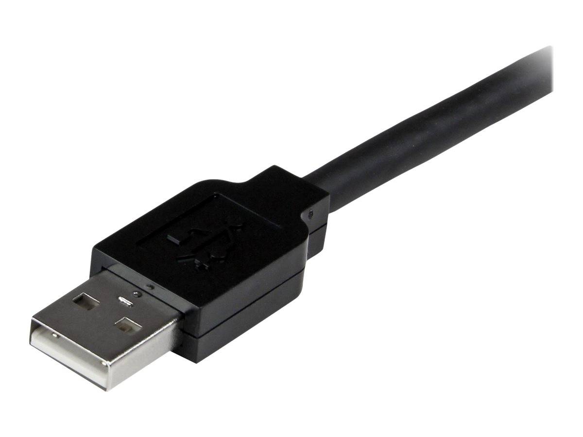 StarTech.com 15m USB 2.0 Repeater Kabel - Aktives USB Verlängerungskabel mit Signalverstärker - 1 x USB Stecker/ 1 x USB