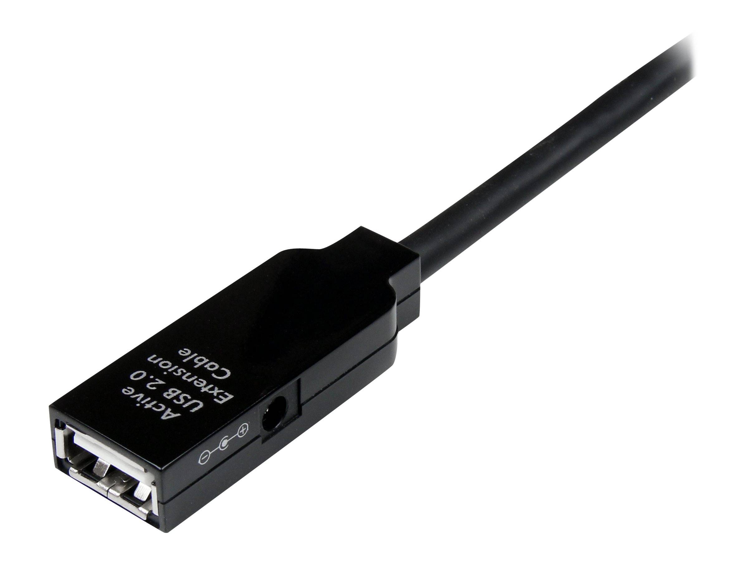 StarTech.com 15m USB 2.0 Repeater Kabel - Aktives USB Verlängerungskabel mit Signalverstärker - 1 x USB Stecker/ 1 x USB