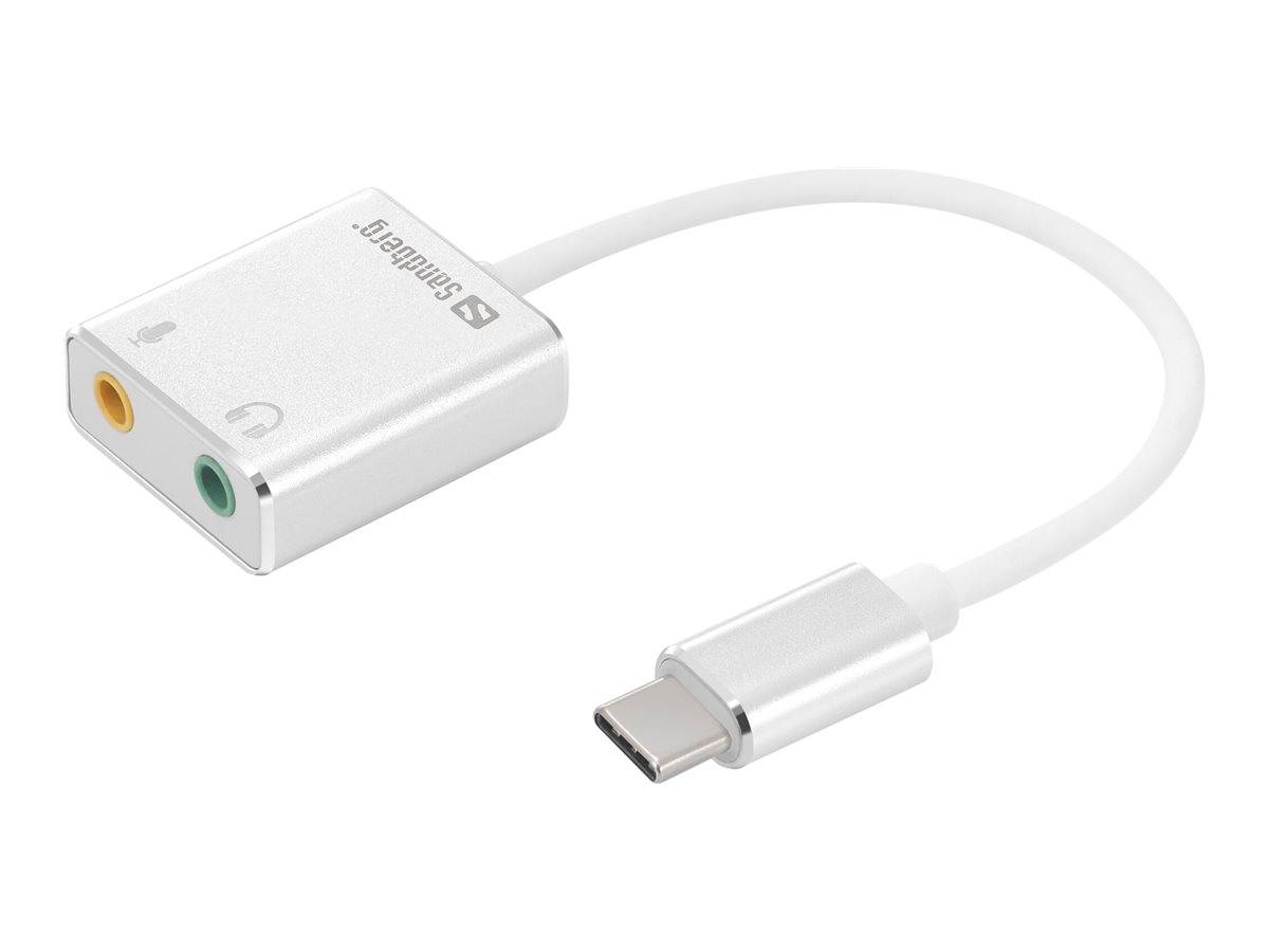 Sandberg USB-C to Sound Link - Soundkarte - Stereo