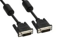 INLINE - DVI-D Kabel - digital 24+1 Stecker / Stecker - Dual Link - 2 Ferrite - 10m