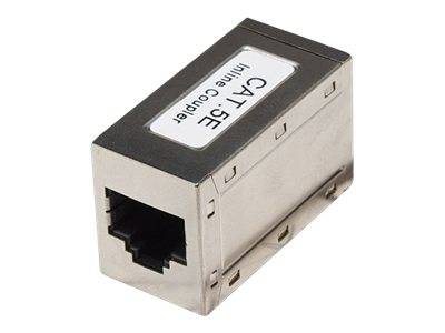 Intellinet Cat5e Inline-Kupplung, 8P8C Buchse auf 8P8C Buchse, FTP, Silber - Netzwerkkoppler - RJ-45 (W)