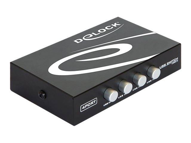 DeLock Switch USB 2.0 4 port manual - USB-Umschalter für die gemeinsame Nutzung von Peripheriegeräten