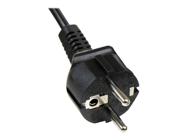 StarTech.com 1 m Laptop Ladekabel, EU Schuko auf C5, 2,5A 250V, 18AWG, Notebook / Laptop Ersatzstromkabel, Laptop Netzte