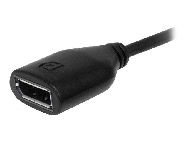 StarTech.com 6in Mini DisplayPort to DisplayPort Video Cable Adapter (MDP2DPMF6IN)