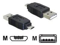 Delock - USB-Adapter - USB (M) zu Micro-USB Typ B (M)