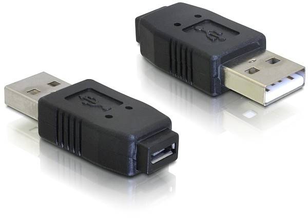 Delock - USB-Adapter - USB (M) bis Mikro-USB Typ AB (W)