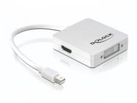 Delock - Videoadapter - Dual Link - Mini DisplayPort männlich zu DVI-D, HDMI, DisplayPort weiblich