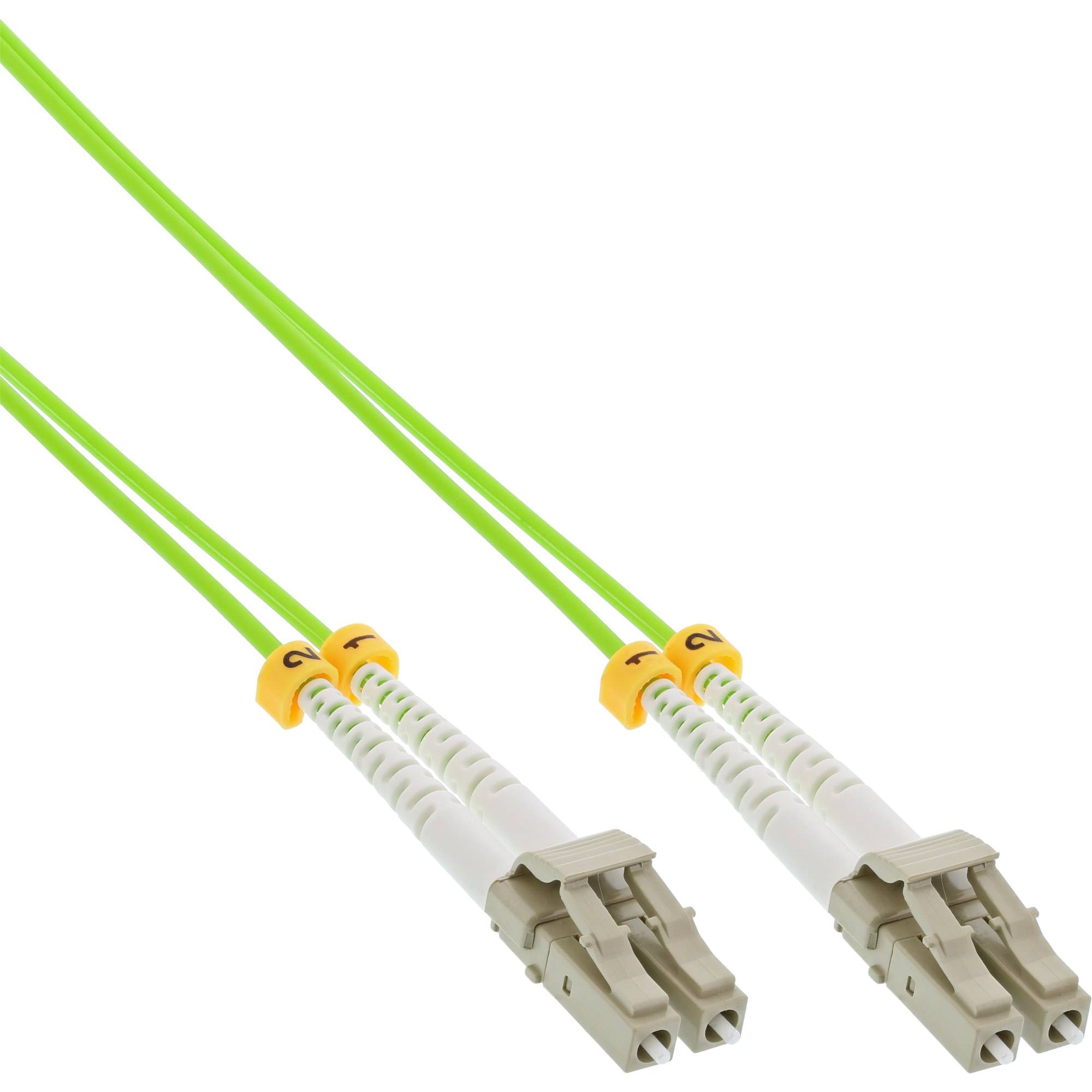 INLINE - LWL Duplex Kabel - LC/LC - 50/125µm - OM5 - 3m
