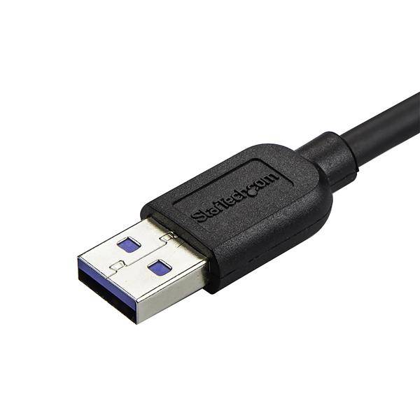 StarTech.com 2m Micro USB 3.0 Kabel - USB A zu rechts gewinkelt Micro B USB Anschlusskabel - M/M - USB 3.1 Gen 1 (5 Gbit