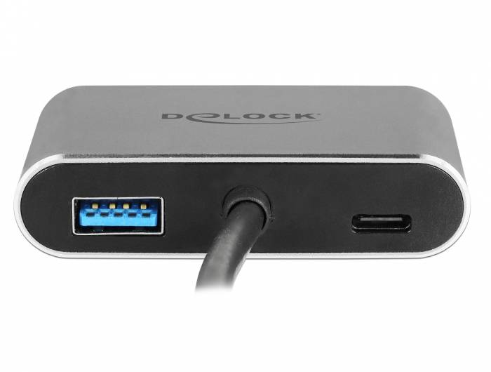Delock - Externer Videoadapter - USB-C - HDMI, VGA