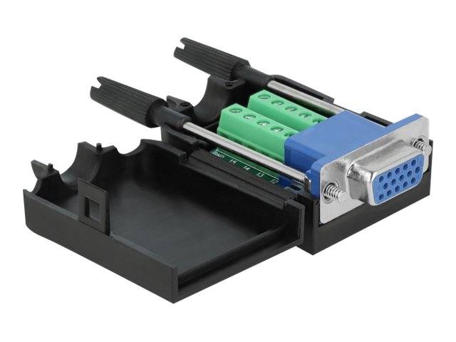 DeLOCK - VGA-Adapter - DB-15 (W) bis 10-poliger Anschlussblock