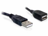 Zwei USB-Kabel mit männlichen USB-A-Steckern auf weißem Hintergrund.