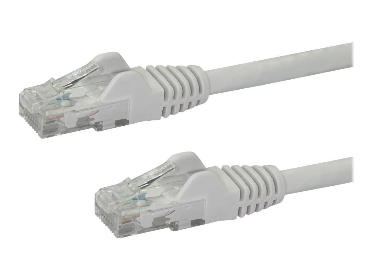StarTech.com 2m Cat6 Gigabit Snagless Patchkabel - RJ45 UTP Netzwerkkabel mit Schutzmanschette - Cat 6 Kabel - Weiß - Pa