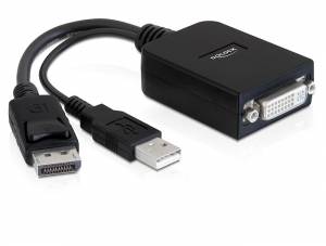 DeLOCK - DisplayPort-Adapter - Dual Link - DVI-I (W)