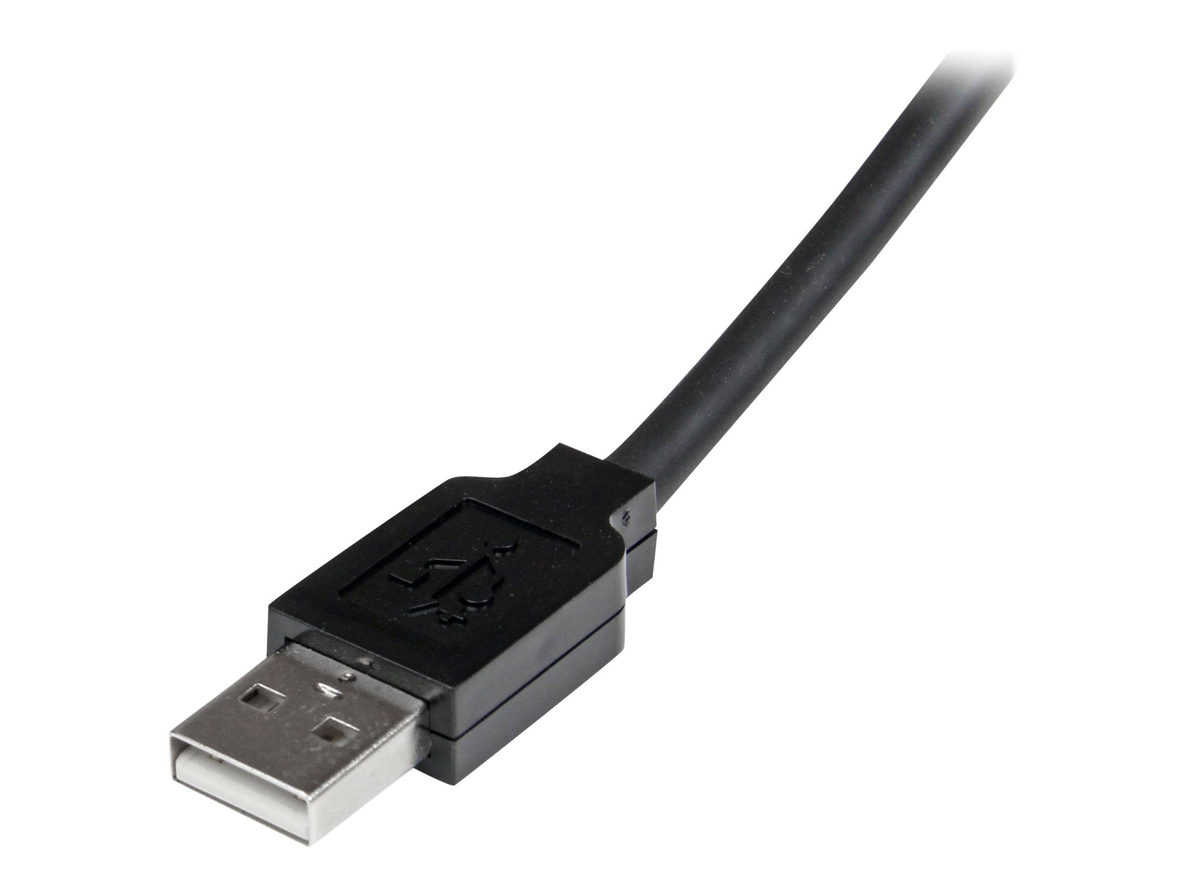 StarTech.com 25m aktives USB 2.0 Verlängerungskabel - St/Bu - USB Reapeater / Signalverstärker Kabel Stecker/Buchse - Sc