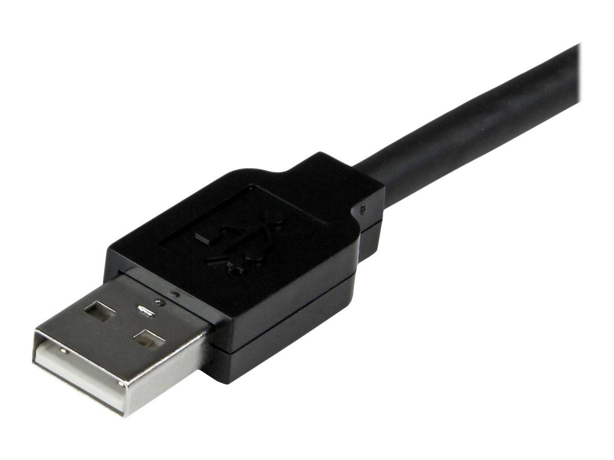 StarTech.com 25m aktives USB 2.0 Verlängerungskabel - St/Bu - USB Reapeater / Signalverstärker Kabel Stecker/Buchse - Sc