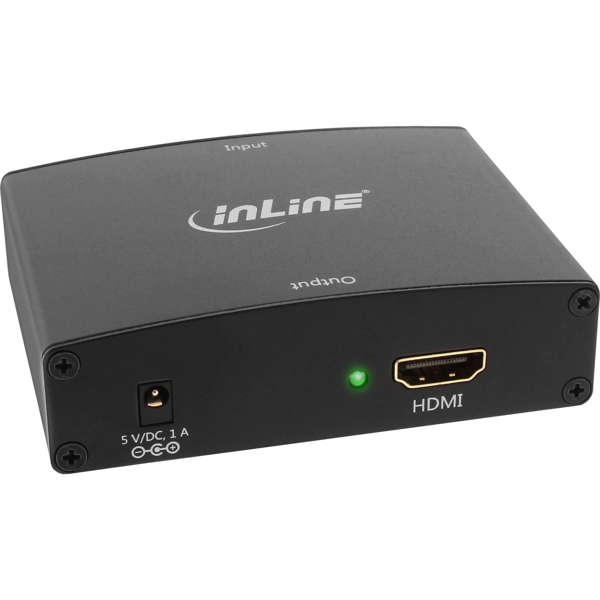 INLINE - Konv. VGA+Audio zu HDMI
