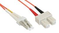 INLINE - LWL Duplex Kabel - LC/SC 50/125µm - OM3 - 7,5m
