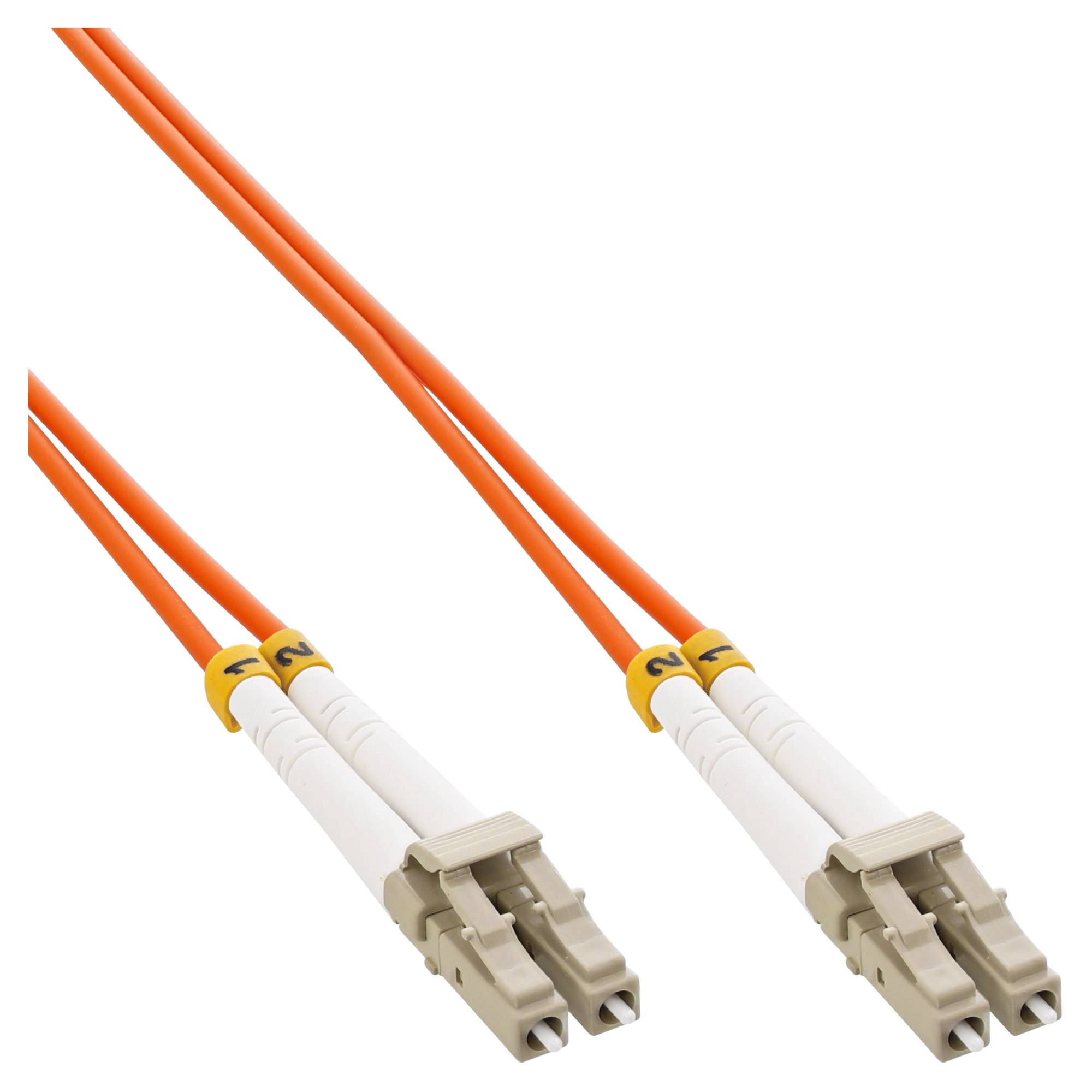 INLINE - LWL Duplex Kabel - LC/LC - 50/125µm - OM2 - 7m