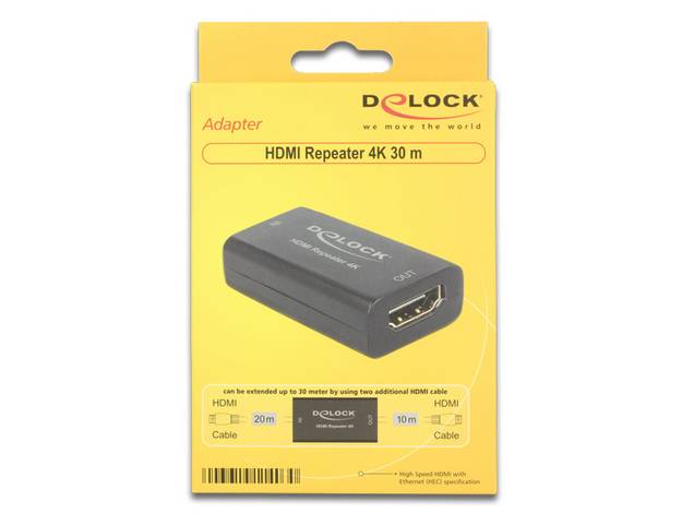 Delock HDMI Repeater - Erweiterung für Video/Audio