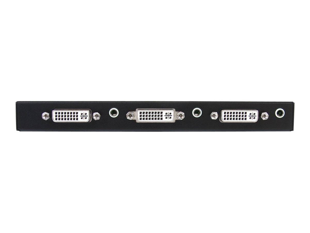 StarTech.com 2 Port DVI Video Splitter mit Audio