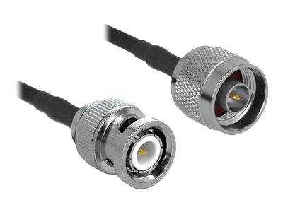 Delock LMR195 - Antennenkabel - BNC männlich bis N-Anschluss männlich