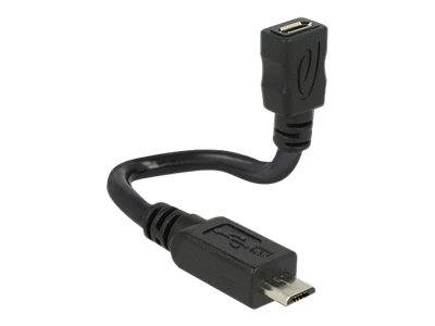 DeLOCK OTG ShapeCable - USB-Verlängerungskabel - Micro-USB Typ B (W)