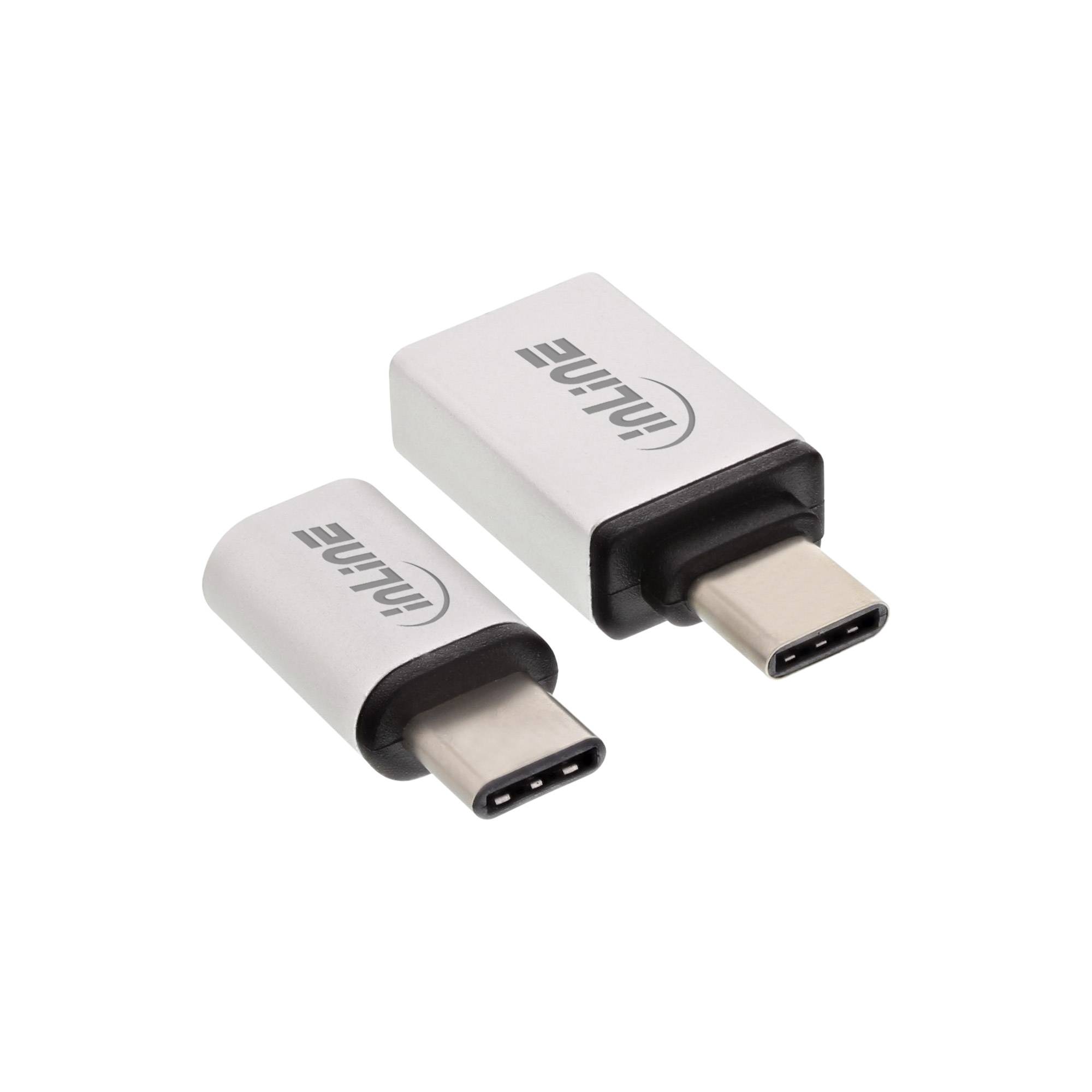 INLINE - USB Adapter-Set - USB-C Stecker an Micro-USB oder USB 3.0 A Buchse