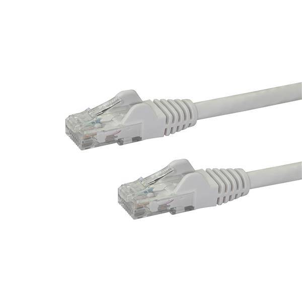 StarTech.com Cat6 Snagless RJ45 Netzwerkkabel - 10m - Weiß - Cat 6 Ethernet UTP Kabel 10 Meter - Patch-Kabel - RJ-45 (M)
