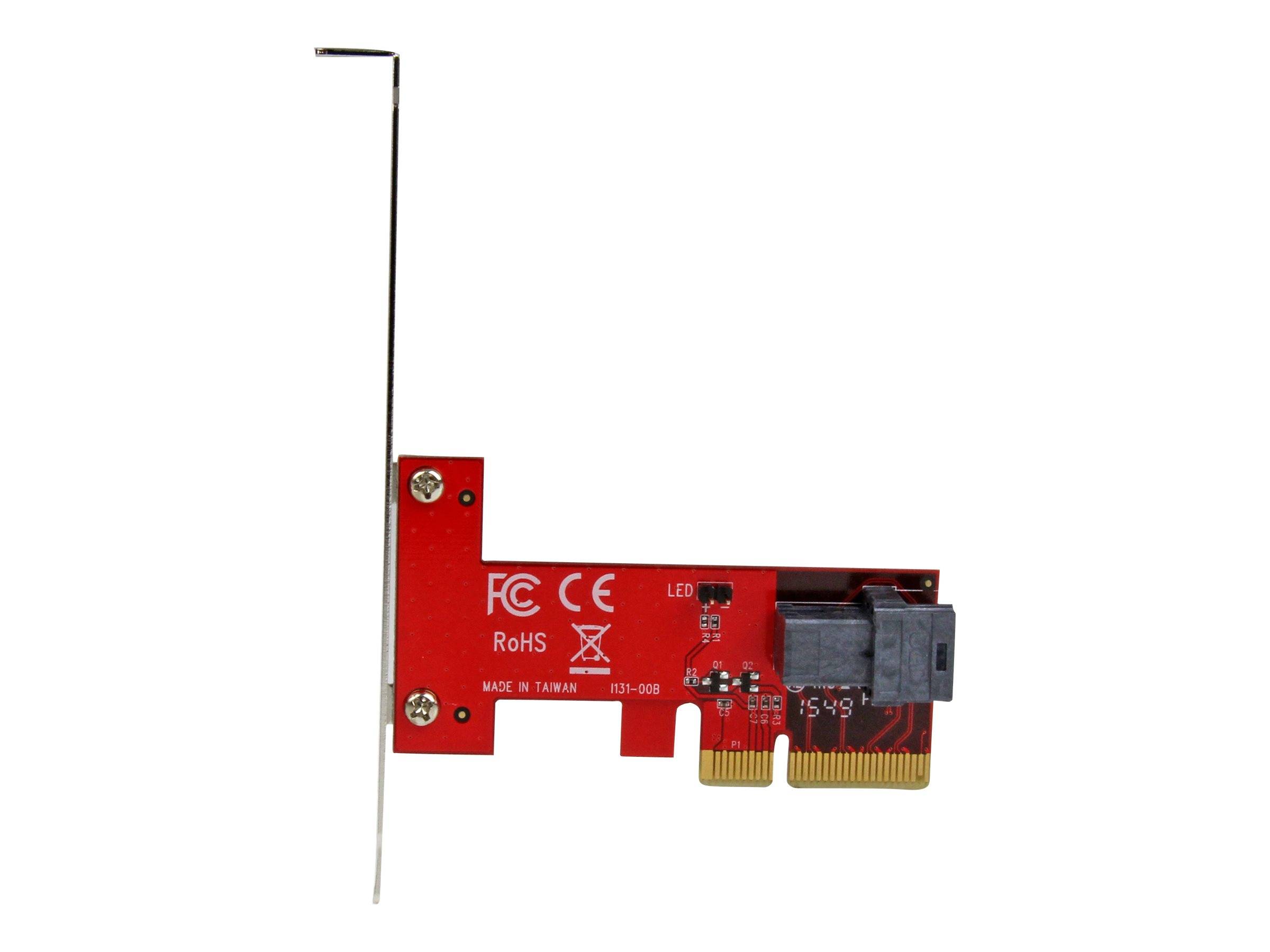 StarTech.com x4 PCI Express auf SFF-8643 Adapter für PCIe NVMe U.2 SSD - PCI Express 2,5 NVM Express SSD Adapter - Schni