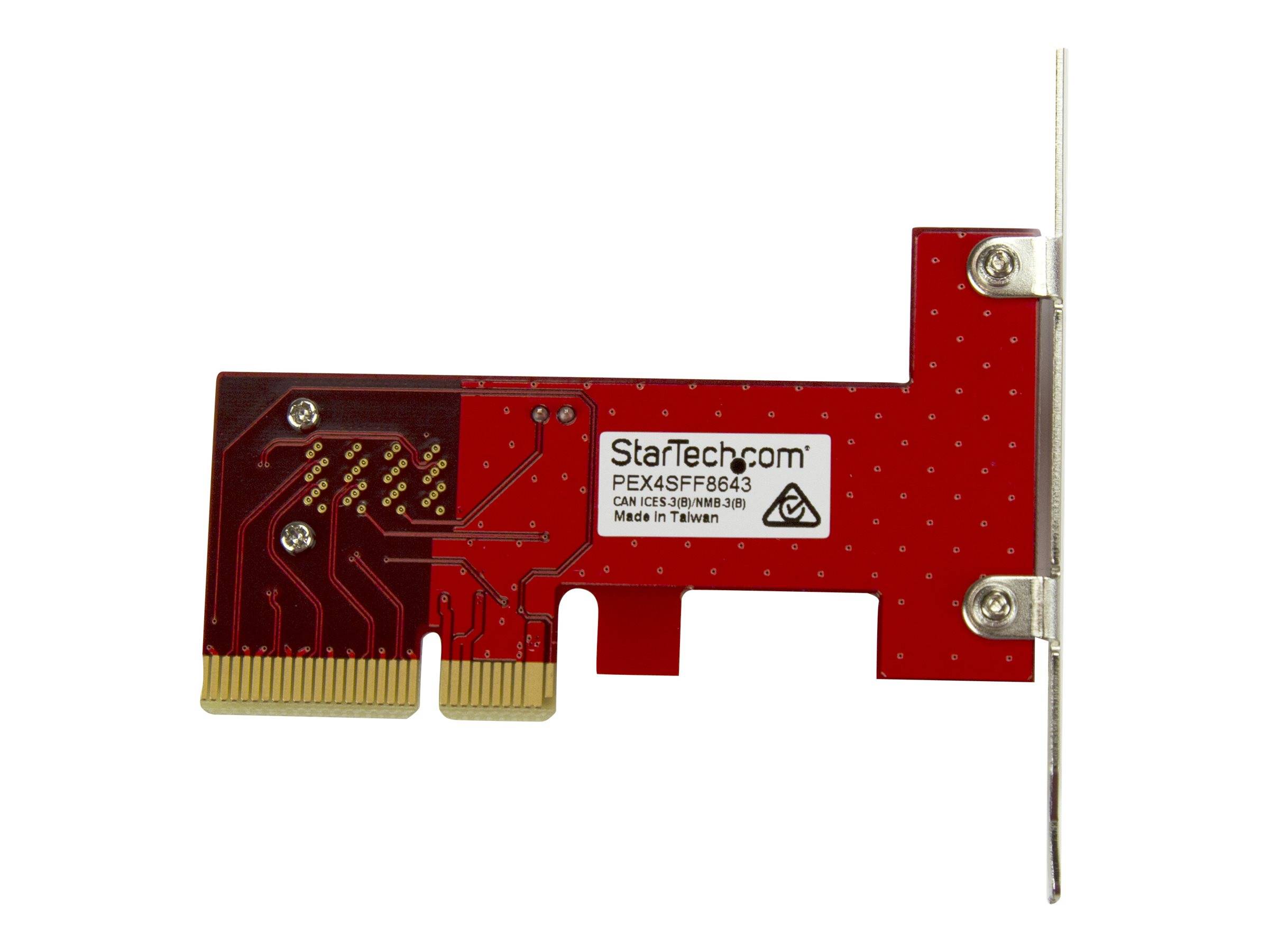 StarTech.com x4 PCI Express auf SFF-8643 Adapter für PCIe NVMe U.2 SSD - PCI Express 2,5 NVM Express SSD Adapter - Schni