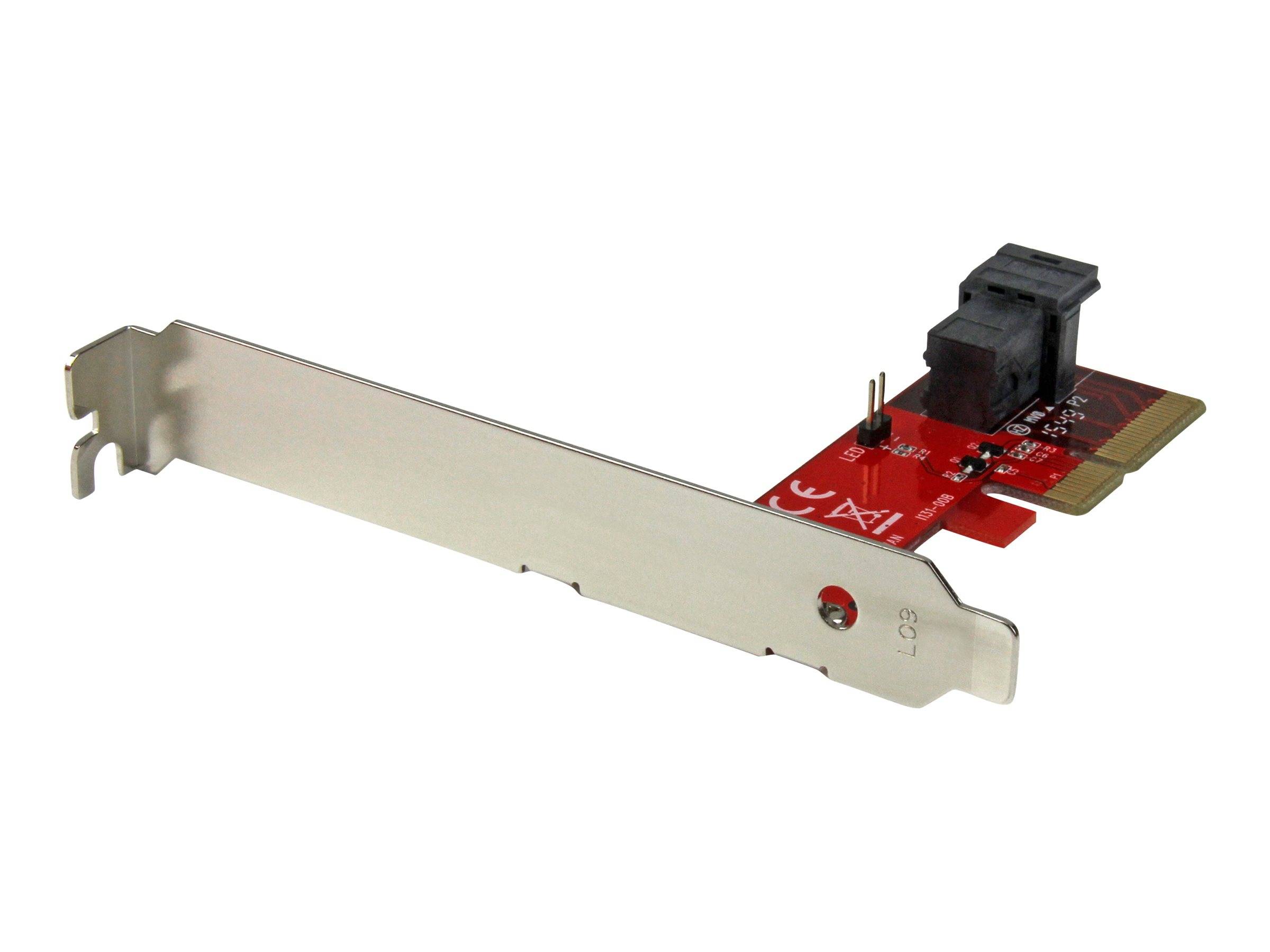 StarTech.com x4 PCI Express auf SFF-8643 Adapter für PCIe NVMe U.2 SSD - PCI Express 2,5 NVM Express SSD Adapter - Schni