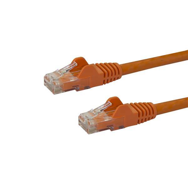 StarTech.com Cat6 Snagless RJ45 Netzwerkkabel - 10m - Orange - Cat 6 Ethernet UTP Kabel 10 Meter - Patch-Kabel - RJ-45 (M)