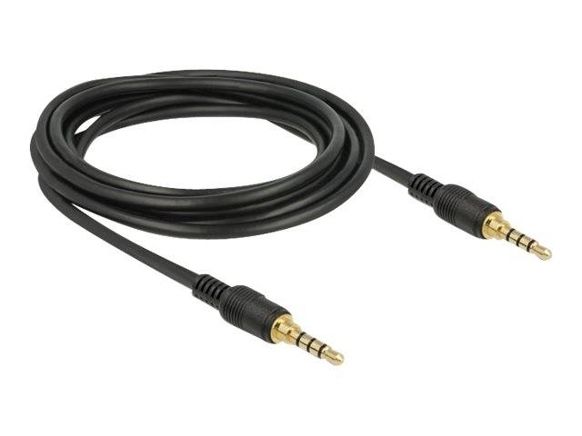 Delock - Audiokabel - 4-poliger Mini-Stecker männlich bis 4-poliger Mini-Stecker männlich