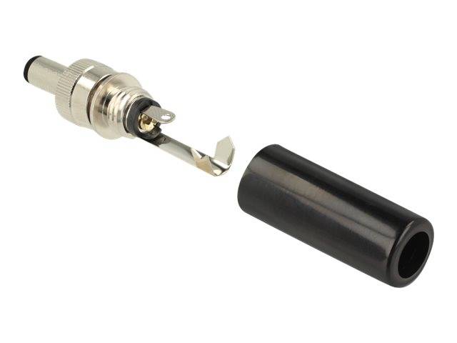 DeLOCK - Netzanschluss - Gleichstrombuchse 5,5 mm x 12 mm (Innendurchmesser: 2,1 mm)