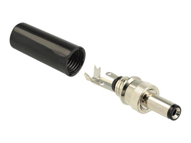 DeLOCK - Netzanschluss - Gleichstrombuchse 5,5 mm x 12 mm (Innendurchmesser: 2,1 mm)