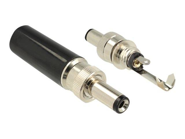 DeLOCK - Netzanschluss - Gleichstrombuchse 5,5 mm x 12 mm (Innendurchmesser: 2,1 mm)